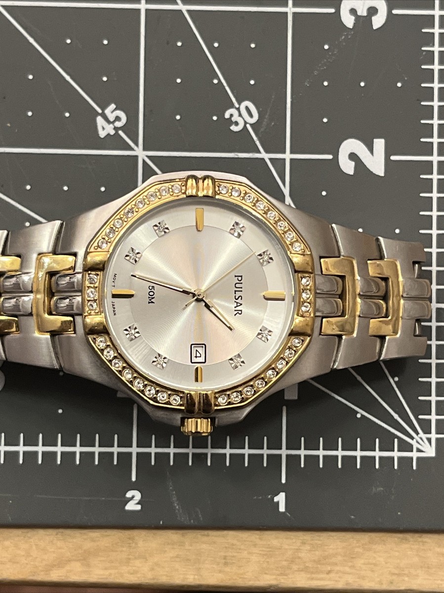 PULSAR（by SEIKO） Pulsar Watch By Seiko Gold Color Men's Watch | eBay
