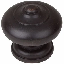 GlideRite 1-1/2" Round Ring Mushroom Cabinet Knob Oil Rubbed Bronze - 5561-ORB-1