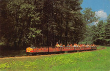 Postcard MA: Streamliner Train, Look Park, No...