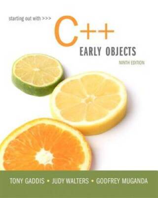 Starting Out with C++: Early Objects (9th Edition) - Paperback - GOOD