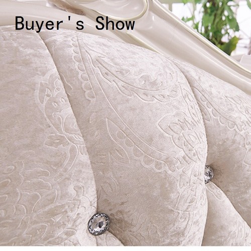 1M Tissu Velours en Relief Tapisserie pour Canapé Meubles Coussin Housse Nappe - Photo 7/26