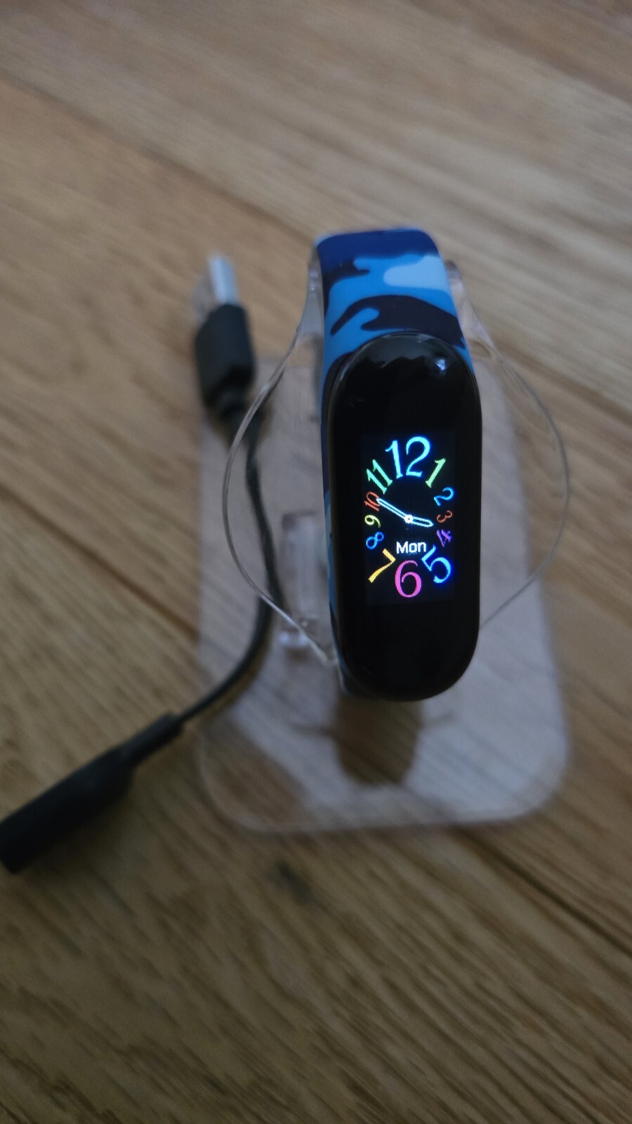 Tikkers Blue Camo Smart Bluetooth Activity Tracker Watch Series 1 Kids