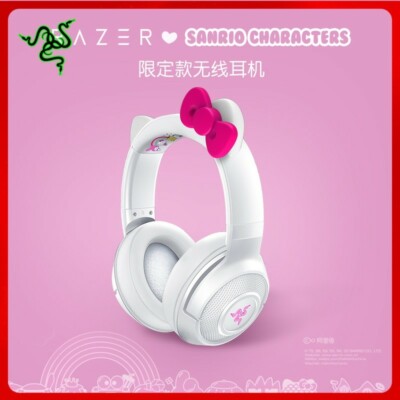 Razer x Sanrio Hello Kitty¹ Kraken BT Wireless Headset bluetooth built in  mic