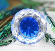 13.70 CT Natural Bi-Color Pitambari Sapphire Round Cut Loose Certified Gemstone