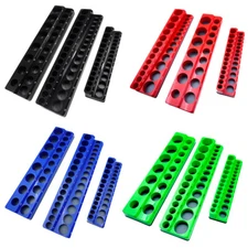 3/6PCS Socket Organizer Storage Holder Set Magnetic 1/4 3/8 1/2 Metric SAE