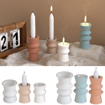 Unique Holder Molds Crafting Molds Round Shape Base Moulds