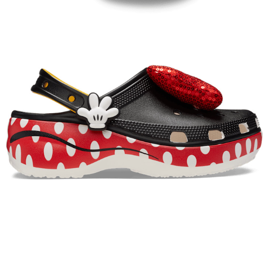 CROCS Minnie Mouse Classic Platform Clog Black - 209896