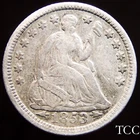 1853 LIBERTY SEATED HALF DIME ~ AWESOME ORIGINAL H10c COIN ~ TCC