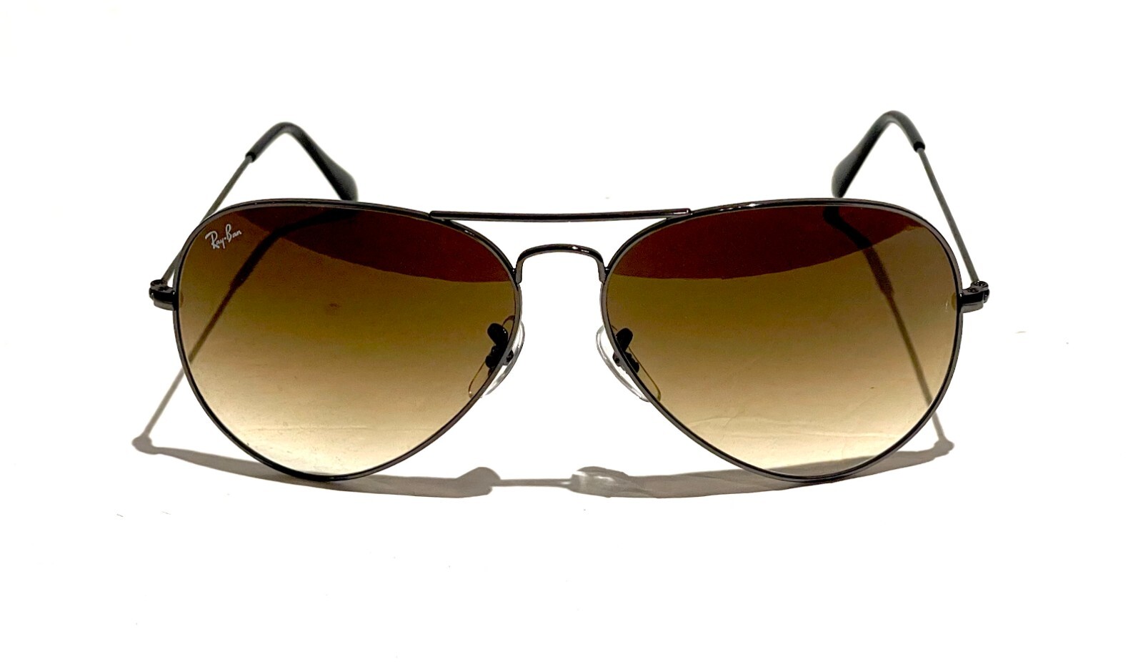 Ray-Ban Aviator RB3025 004/51 Light Brown Gradient Lens with Gunmetal Frame 62mm