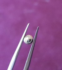 Zenith Corona Crown Stellina Acciaio Nuova Diam 3,7 Spess 2,39 Passo 90