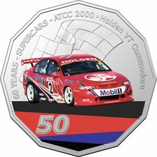 2020 50c cent 2000 Holden VT Commodore  Supercars Coloured UNC (3440736)