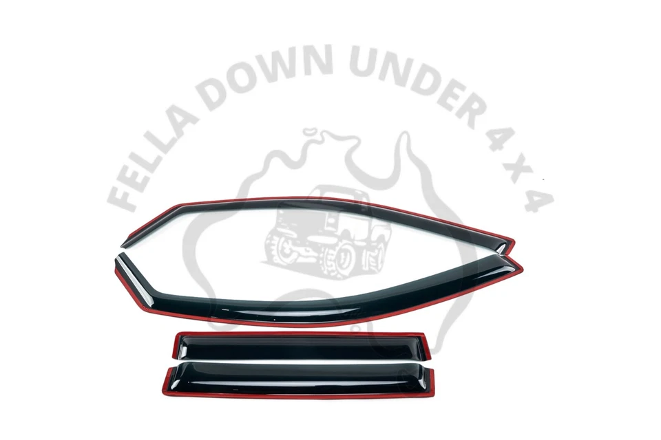 Weather Shields Window Sun Visors In-Channel to Suit Volkswagen Tiguan 2008-2016 - image 4 of 4