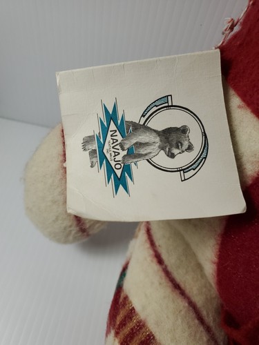 Navajo Textile Mills Inc. Vintage Hand-Made Stuffed Legacy Bear Made In USA - Picture 5 of 17