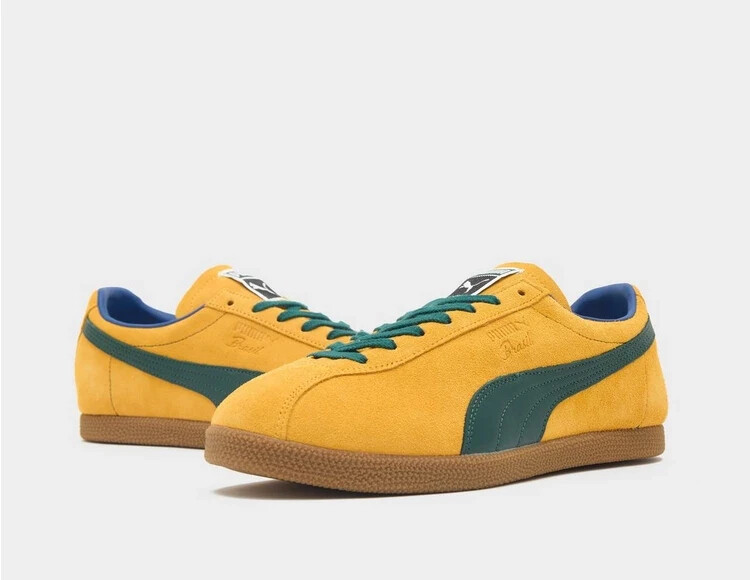 PUMA Brasil Men's Shoes in Yellow and Green | eBay