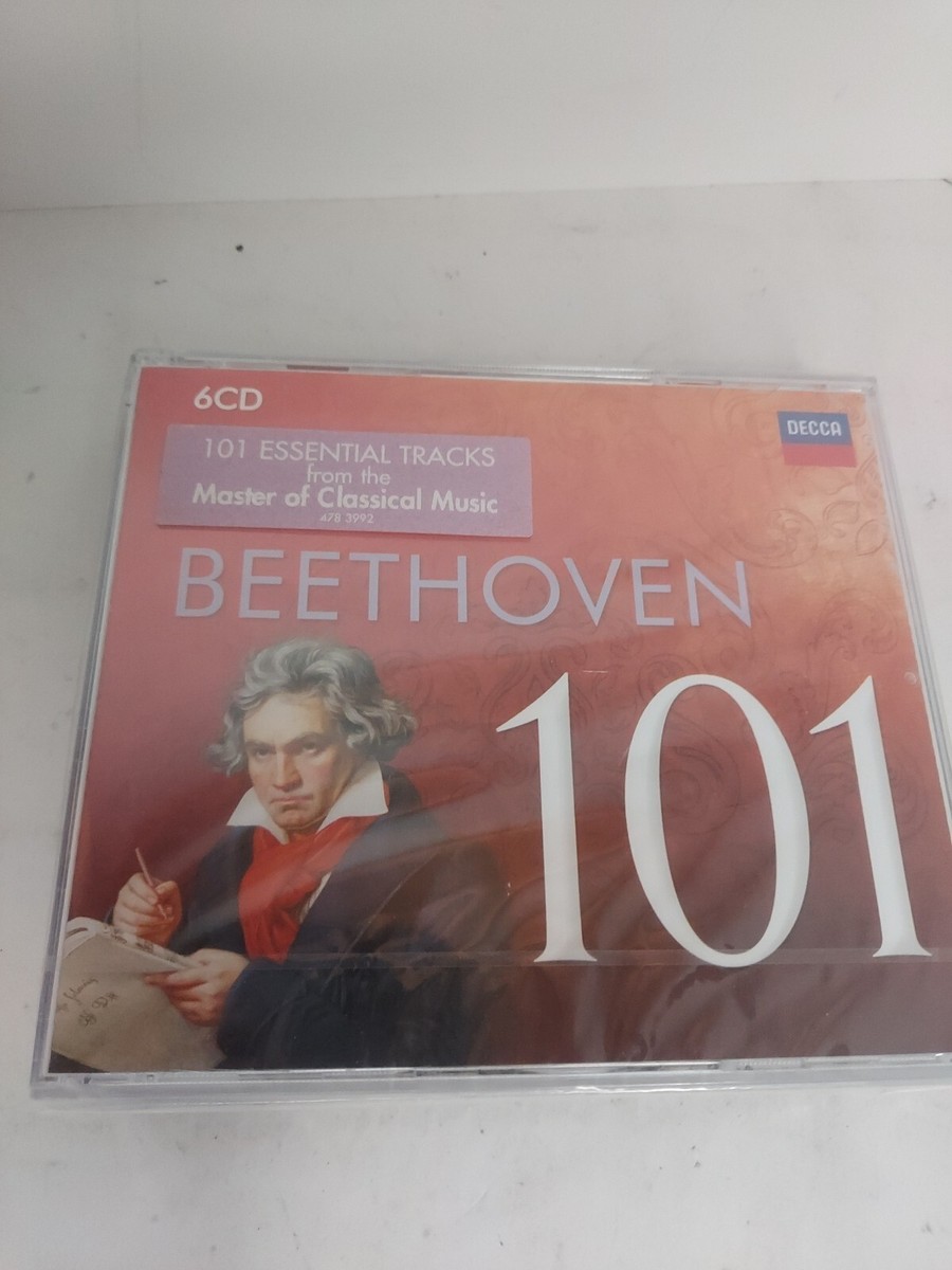 BEETHOVEN 101 TRACKS NEW CD Sealed MASTER OF CLASSICAL MUSIC. 6CD