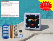 Solar Ionizer |14Volts - 6.5 Watts |Equals 3.5 round units |Self cleaning anode