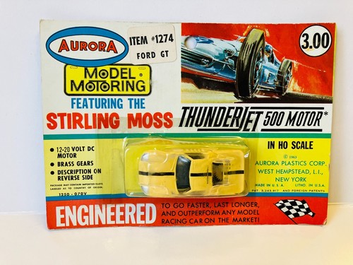 AURORA ~ T-JET " FORD GT " ~ BRAND NEW on CARD ~