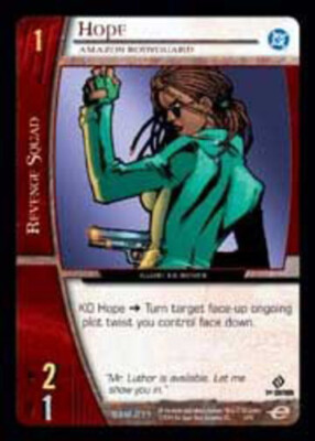 VS System: Hope, Amazon Bodyguard [Played] VS: DC Superman Man of Steel TCG CCG