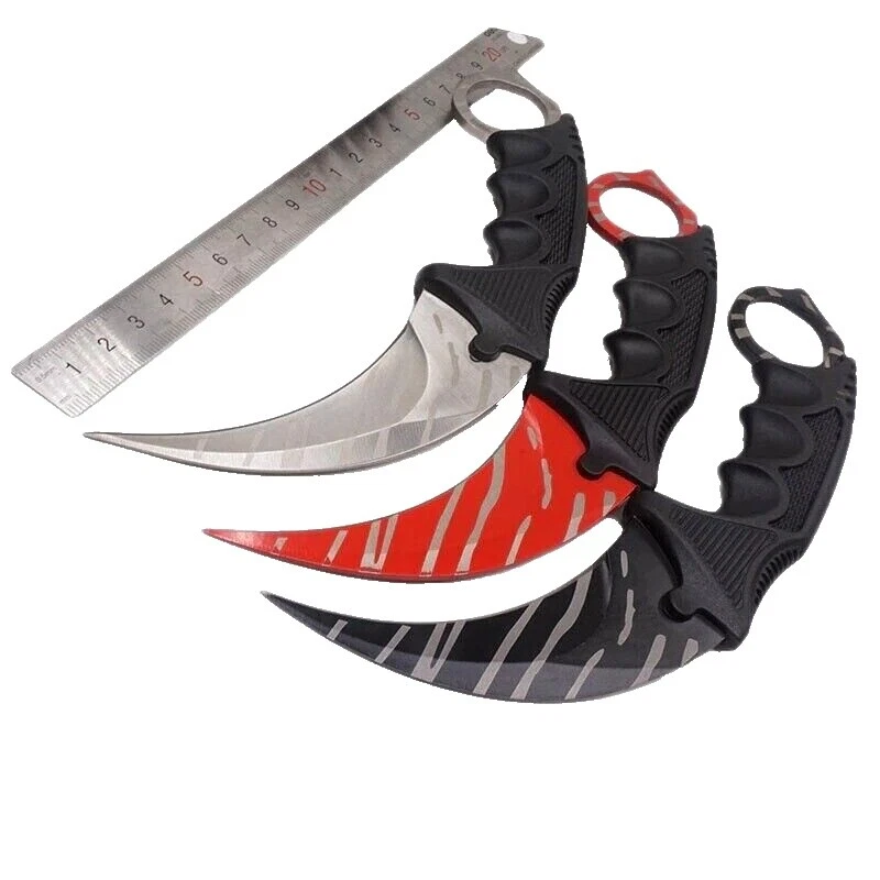 Encapsulated Rubber Handle Collectible Fixed Blade Knives