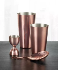 Hotel Collection Boston Rose Gold Shaker 4-Pc. Cocktail Set H1194