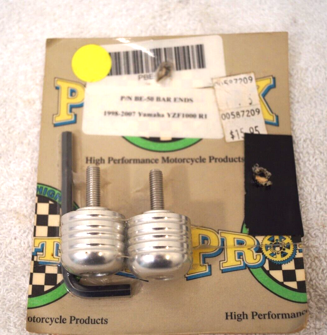 98-07 Yamaha R1 Pro-Tek Chrome Motorcycle Handlebar End Weights