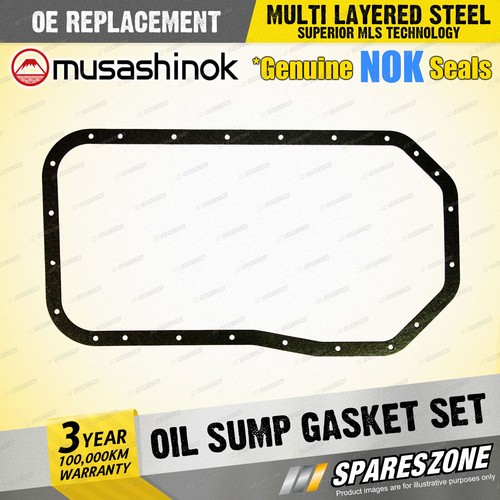 Oil Sump Gasket Set for Mitsubishi L200 MA MB MC MD Sigma GE GH GK GJ ...