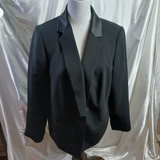 CALVIN KLEIN BLACK BLAZER SIZE 14W