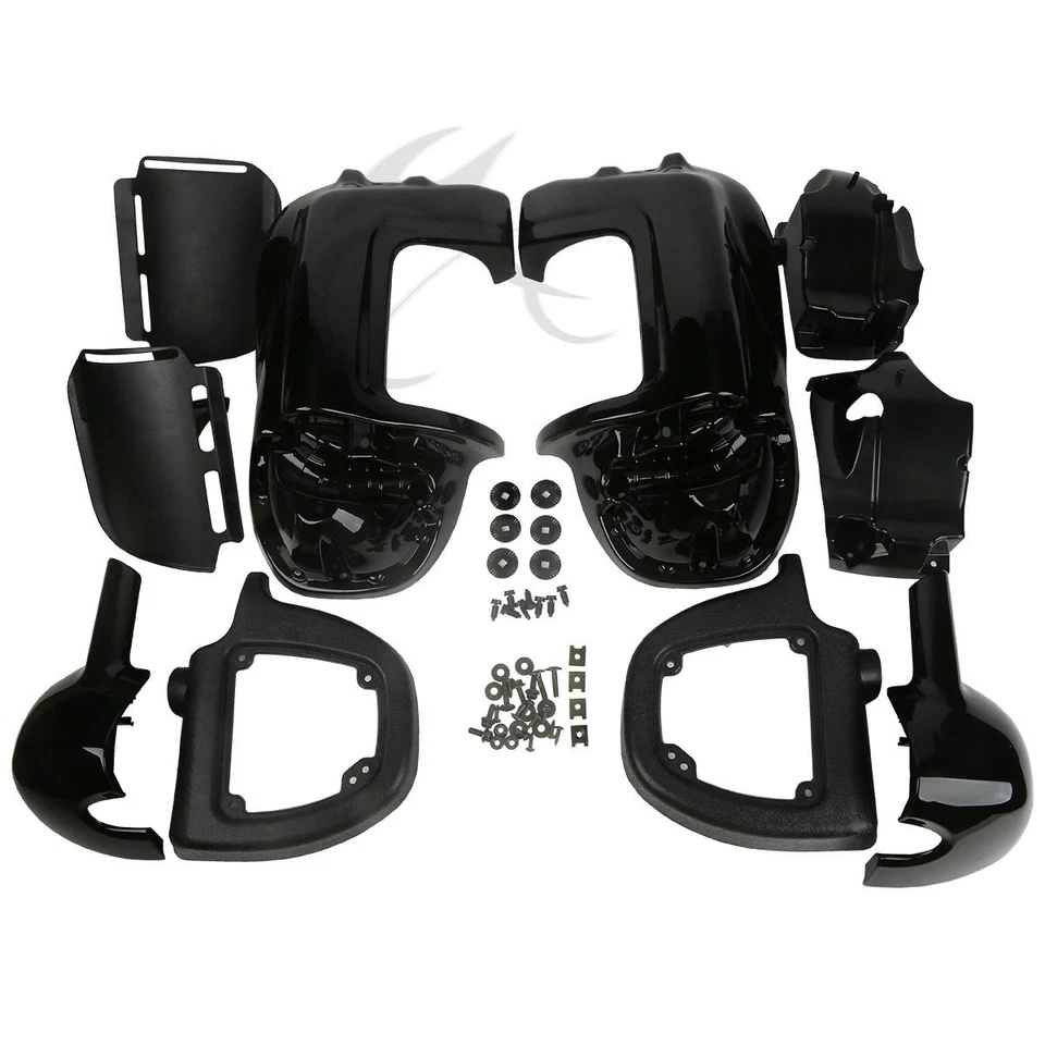 Carenagens de perna com ventilação inferior pintadas adequadas para Harley Touring Electra Glide 1983-2013 - Imagem 3 de 4