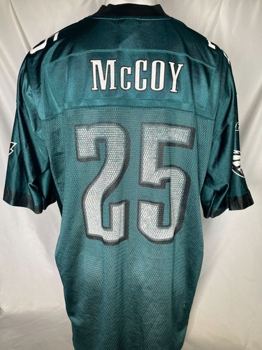 LeSean McCoy #25 Philadelphia Eagles NFL Reebok Green On Field Jersey Men's XXL - Picture 8 of 11