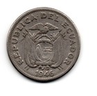 Ecuador 1946, Antonio José de Sucre/coat of arms, 1 Sucre, — photo 2