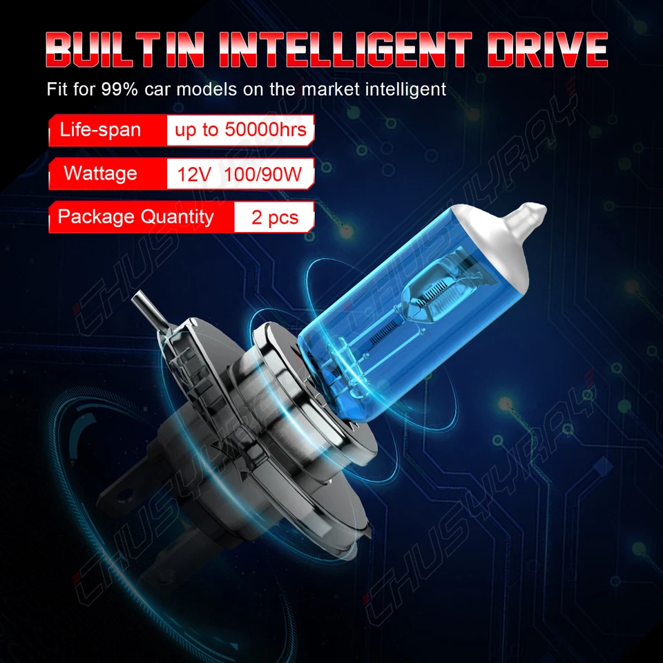 Farol de halogênio xenônio lâmpadas H4 para snowmobile Ski-Doo 1998-1999 Formula Z 583 - Imagem 2 de 4