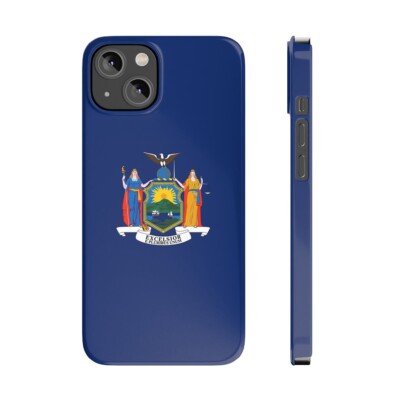 New York State Flag Super Slim Phone Case