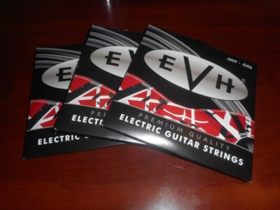 NEW - 3 SETS! EVH Premium Electric Guitar Strings, 9-46 - 022-0150-046