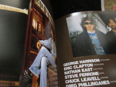George Harrison Eric Clapton 1991 Japan Tour Book w Ticket Promo