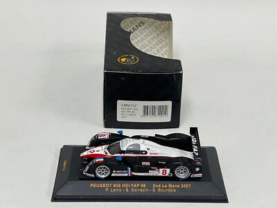 1/43 IXO Peugeot 908 HDI FAP car #8 2nd Pl. 2007 24 Hours of 1/43 IXO Peugeot 908 HDI FAP car #8 2nd Pl. 2007 24 Hours of