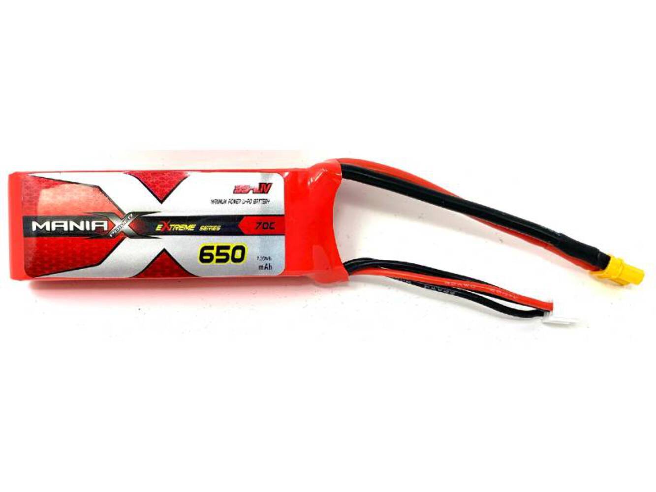 ManiaX 11.1V 650mah 70C Lipo (Gen 2) : MX650-3S-70