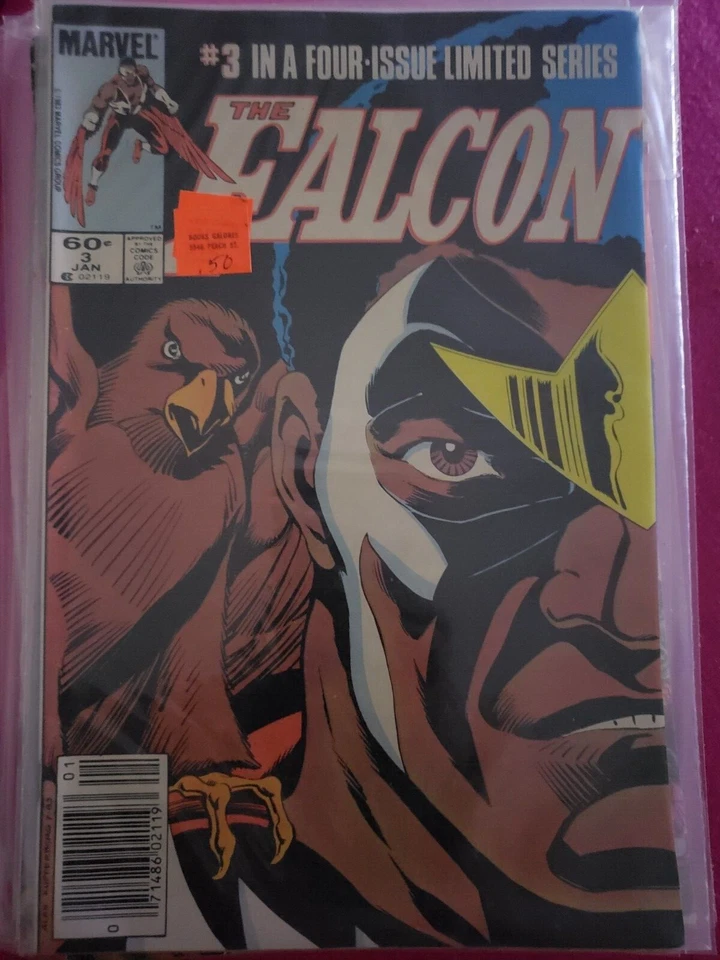 THE FALCON #s 1 - 4:  Complete Limited Series (Marvel, 1983 - 1984) & #49 1979 - Image 4 of 4