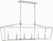 Park Harbor Hillpoint 60W 6-Light Pendant in Polished Nickel PHPL6488PN