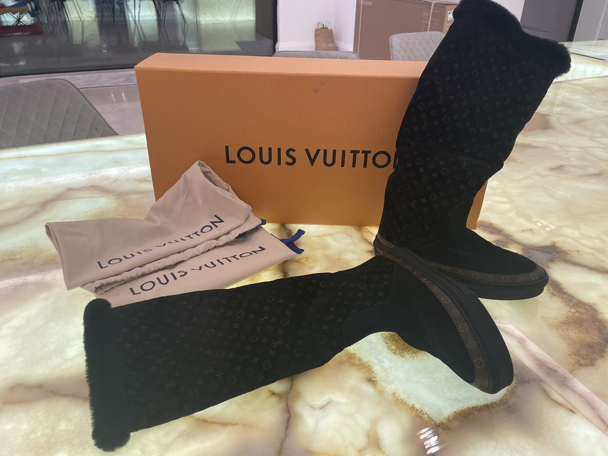 Louis Vuitton boots. Worn once. Louis Vuitton Territory Ranger Boots from 2022.... | Depop main image 2
