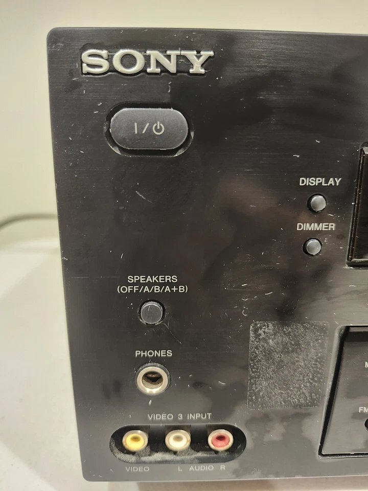 Sony STR-DE425 FM Stereo/FM-AM Receiver Tested WORKS No Remote - Image 3 of 4