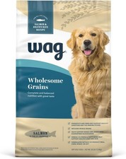 Brand - Wag Wholesome Grains Dry Dog Food with Salmon and Brown Rice, 30 lb Bag