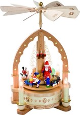 Richard Glässer Pyramide Bescherung bunt, elektrisch, Höhe 30cm #16067