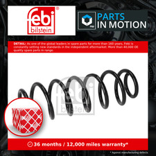 Image of Coil Spring Rear 192806 Febi Suspension 6Q0511115CD Genuine Quality Guaranteed