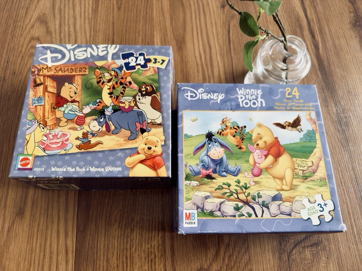 Two Disney Puzzle 24Pc Winnie The Pooh Birthday Tigger Eyore