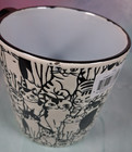 SPECTRUM DESIGNZ Tea Cup Black & White Embossed 18oz Ceramic CAMBRY CAT Mug — photo 9