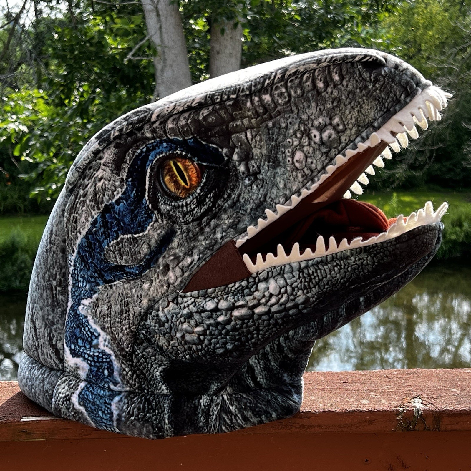 Jurassic World Park Blue Velociraptor Raptor Dinosaur… - Gem