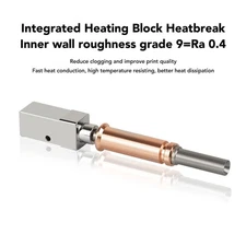 Upgrade Hotend Kit Ceramic Heater 0.4mm Nozzle Aluminum Heatsink Hot End♡