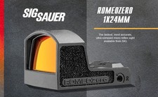 SIG SAUER ROMEOZero 1x 24 mm 3 MOA Red Dot Sight - Black  "Last One"