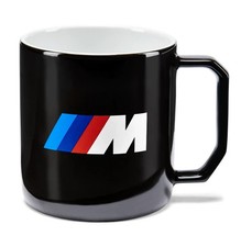 NEW BMW M SPORT PORCELAIN CUP MUG IN BLACK - 350ML - 80235B840B8