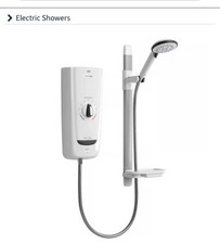 Mira 1.1785.001 Advance 8.7kW Thermostatic Electric Shower - White/Chrome